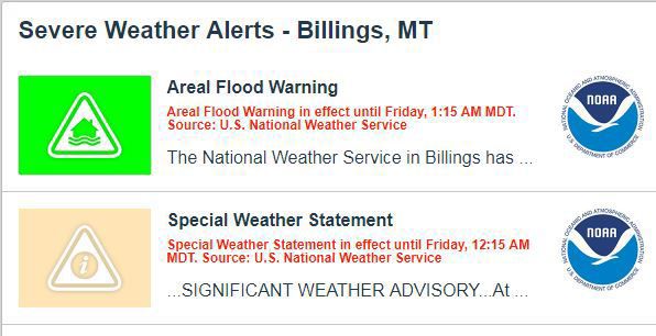 weather warning